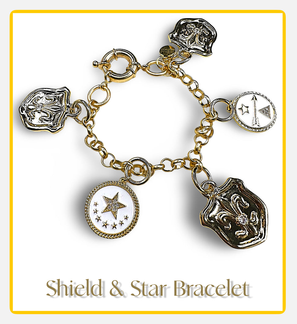 Shield & Star Bracelet