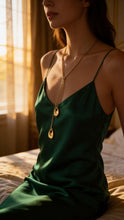 Organic Bean Lariat necklace