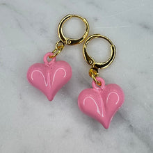 Jennifer Puff Heart Earrings
