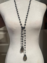 Smoky Hematite Convertible Lariat Necklace