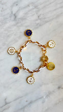 Enamel Chain & Charm Bracelet
