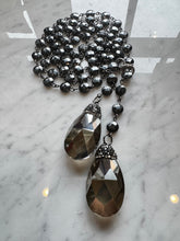 Smoky Hematite Convertible Lariat Necklace