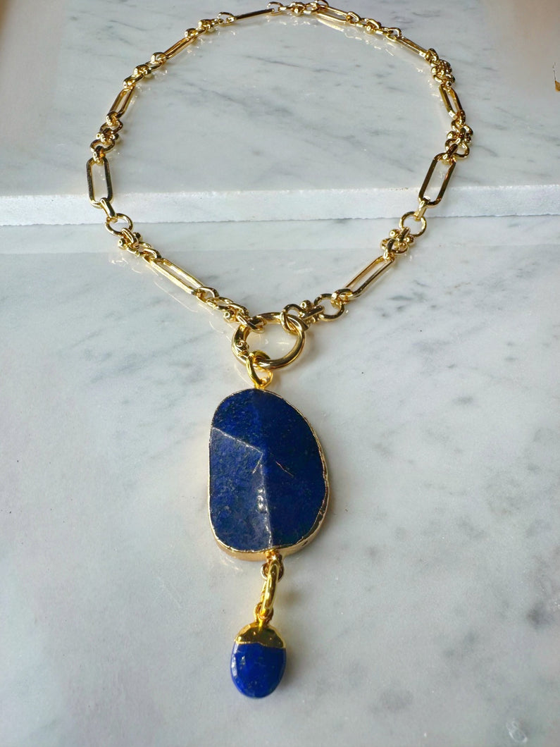 Lapis Pendant Necklace