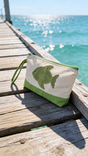 Seaside Canvas Wristlet