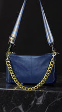 Elli Convertible Clutch-Navy