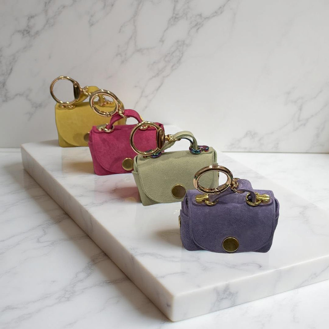 Leather Bag Clip- Mini bag