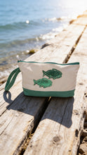 Seaside Canvas Wristlet