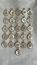 Initial Shell Charm Necklace