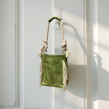 Nautical Knot & Fringe Convertible Bag