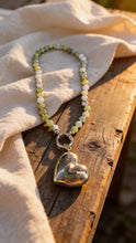 Puff Heart Pendant Necklaces