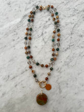 African Turquoise, Jasper & Crystal Convertible Necklace