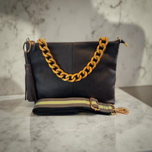 Elli Convertible Clutch-Navy
