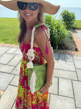 Nautical Knot & Fringe Convertible Bag