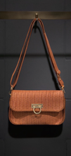 Maxi Bag- Basketweave Tan Leather