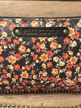 Abbey Brown Floral Convertible Clutch