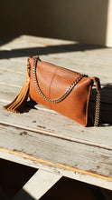 Color Block Leather Convertible Clutch