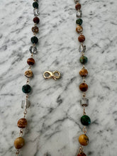 African Turquoise, Jasper & Crystal Convertible Necklace