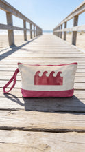 Seaside Canvas Wristlet