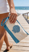 Seaside Canvas Wristlet