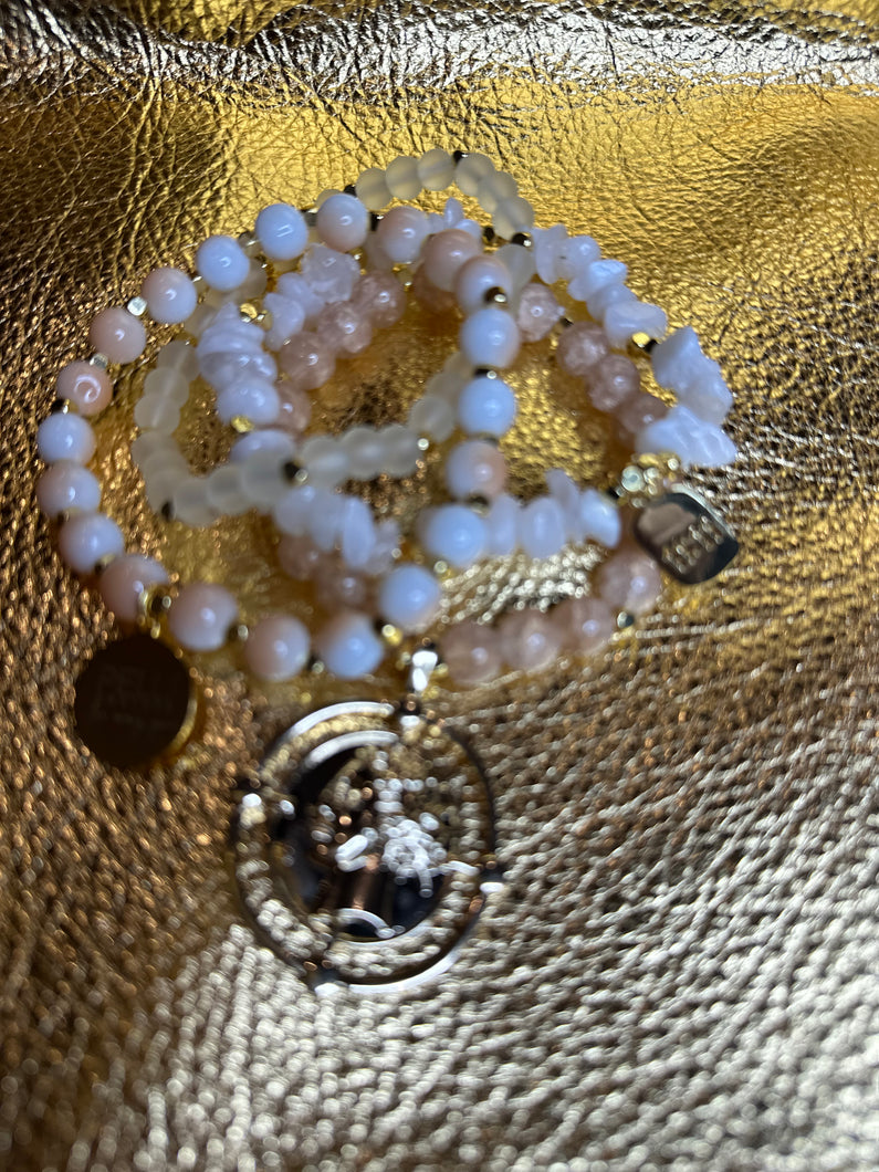 Greek Coin & 11:11 Charm Stackable Bracelets