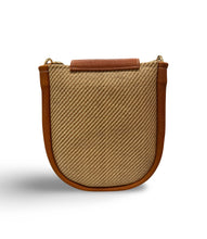 St. Tropez Straw & Leather Bag