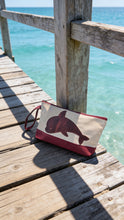 Seaside Canvas Wristlet