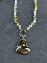 Puff Heart Pendant Necklaces