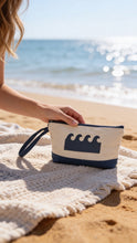 Seaside Canvas Wristlet
