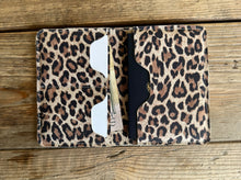 Passport Wallet-Leopard Leather