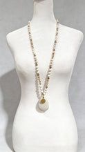 Howlite Teardrop Necklace