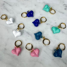 Jennifer Puff Heart Earrings