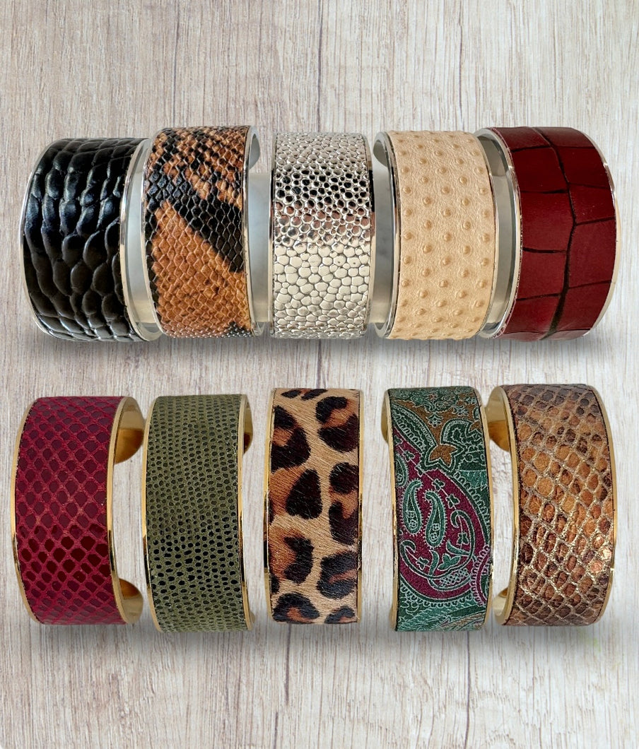 Leather Cuff Bracelets