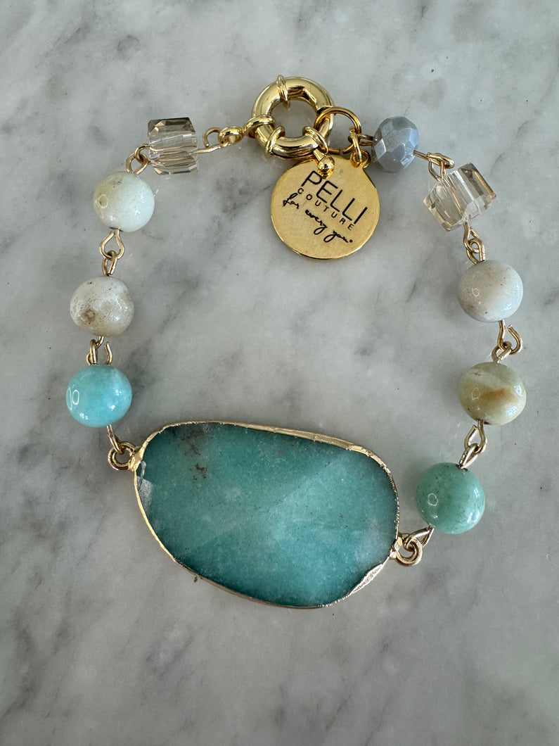 Amazonite Pendant Bracelet