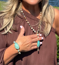 Amazonite Pendant Bracelet