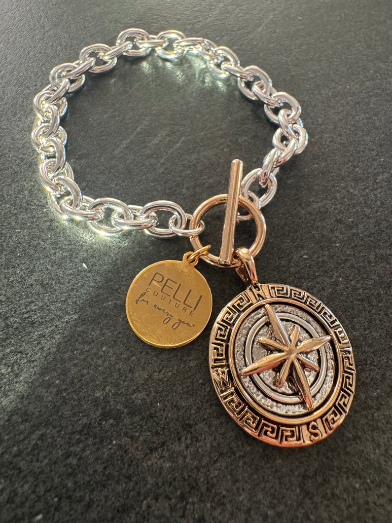 Compass Toggle Bracelet