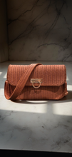 Maxi Bag- Basketweave Tan Leather