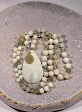 Howlite Teardrop Necklace