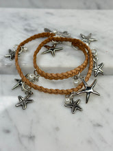 Starfish & Pearl Wrap Bracelet