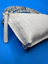 Maddie Embossed Woven Convertible Clutch