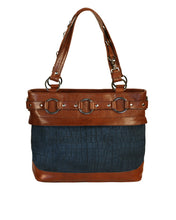Jessica Tote Bag System - Jessica Tote plus a FREE Blue Suede Croc/Leopard Hair-On  Cover PLUS BLACK FRIDAY 40% OFF!!!