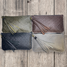 Diamond Leather Crossbody/Clutch