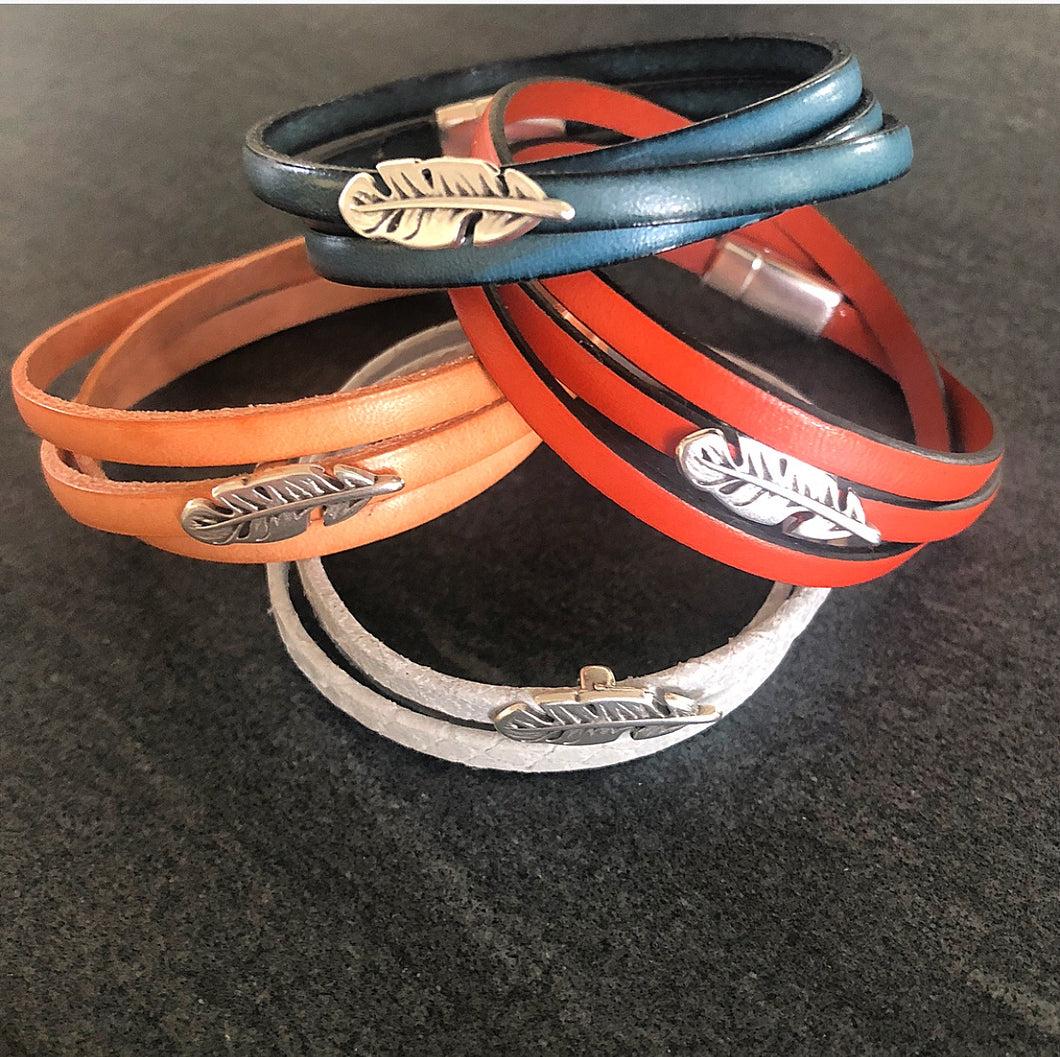 Feather Wrap Bracelet
